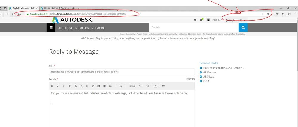 Solved: Disable browser pop-up blockers before downloading - Autodesk  Community - Subscription, Installation and Licensing