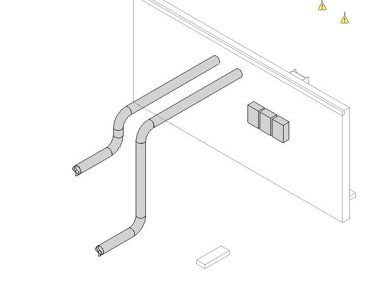 3D view of pipes