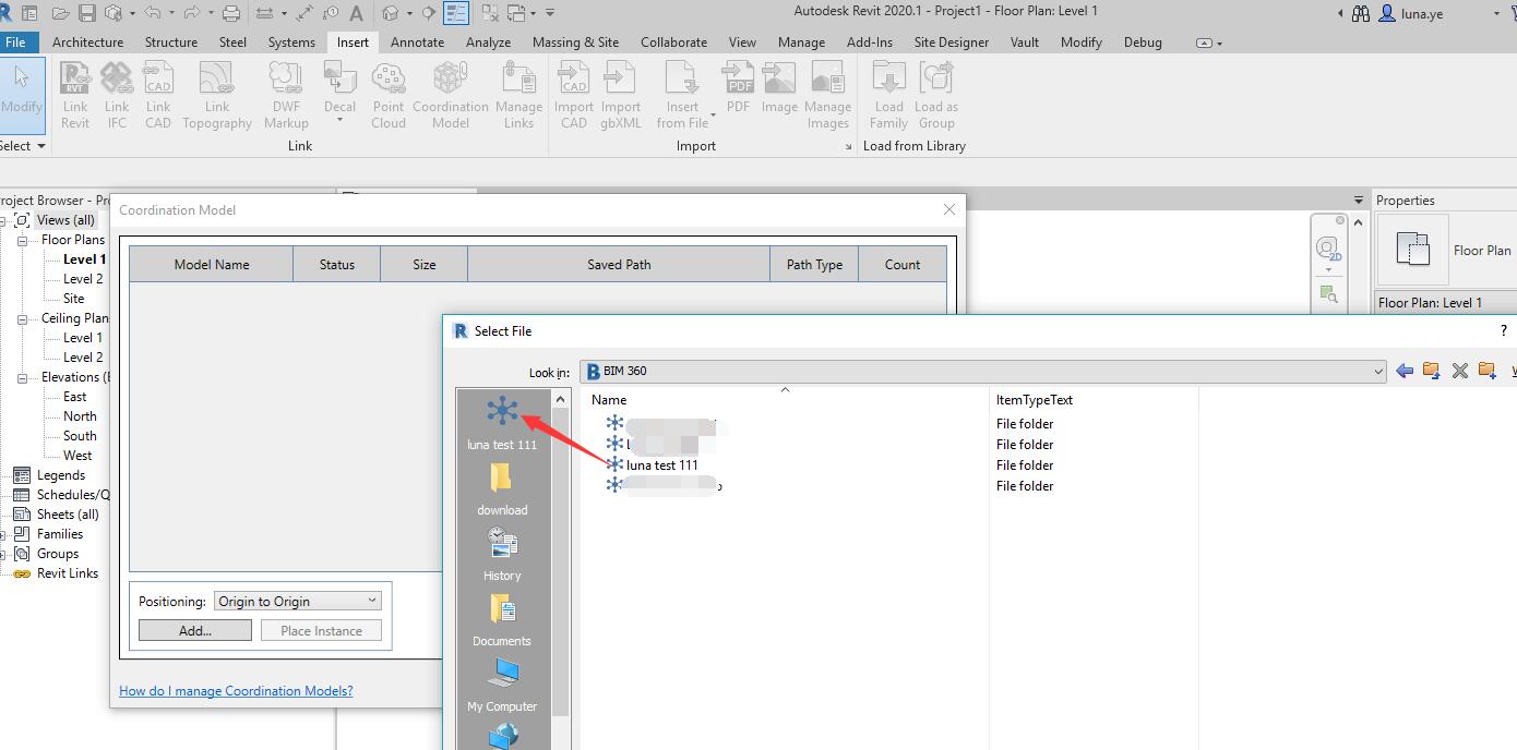 Coordination Models: BIM 360 option not available - Autodesk Community