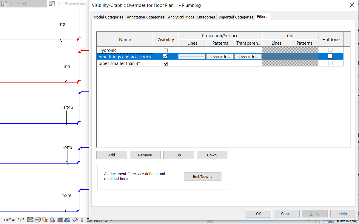 Solved: Pipe size filter excludes 3/4" pipe - Autodesk Community