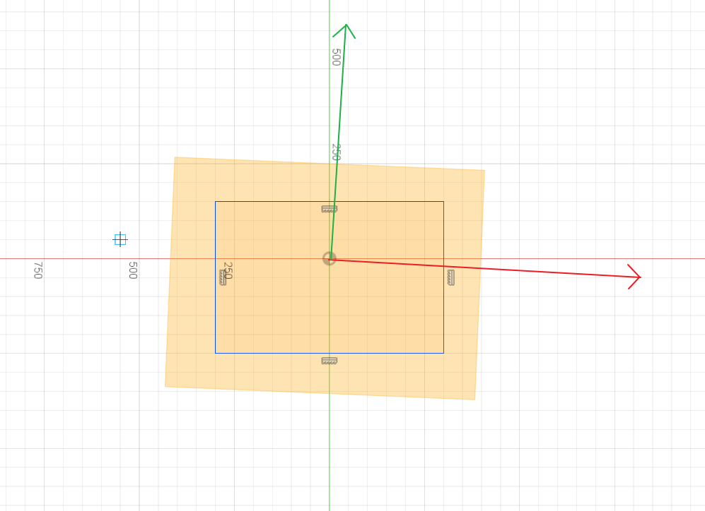 Coordinates orientation when creating sketch from a plane ...