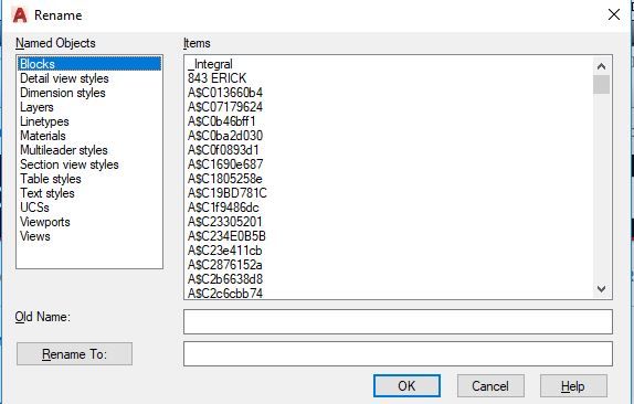 Solucionado: Cómo eliminar bloques y cambiarles el nombre en Autocad para  MAC - Autodesk Community - International Forums