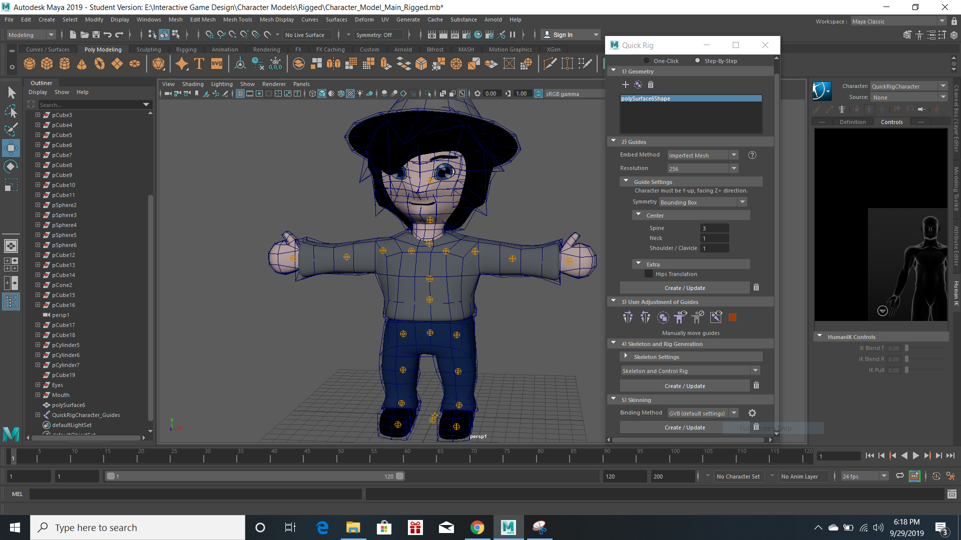 Quick Rig Step by Step not working - Autodesk Community