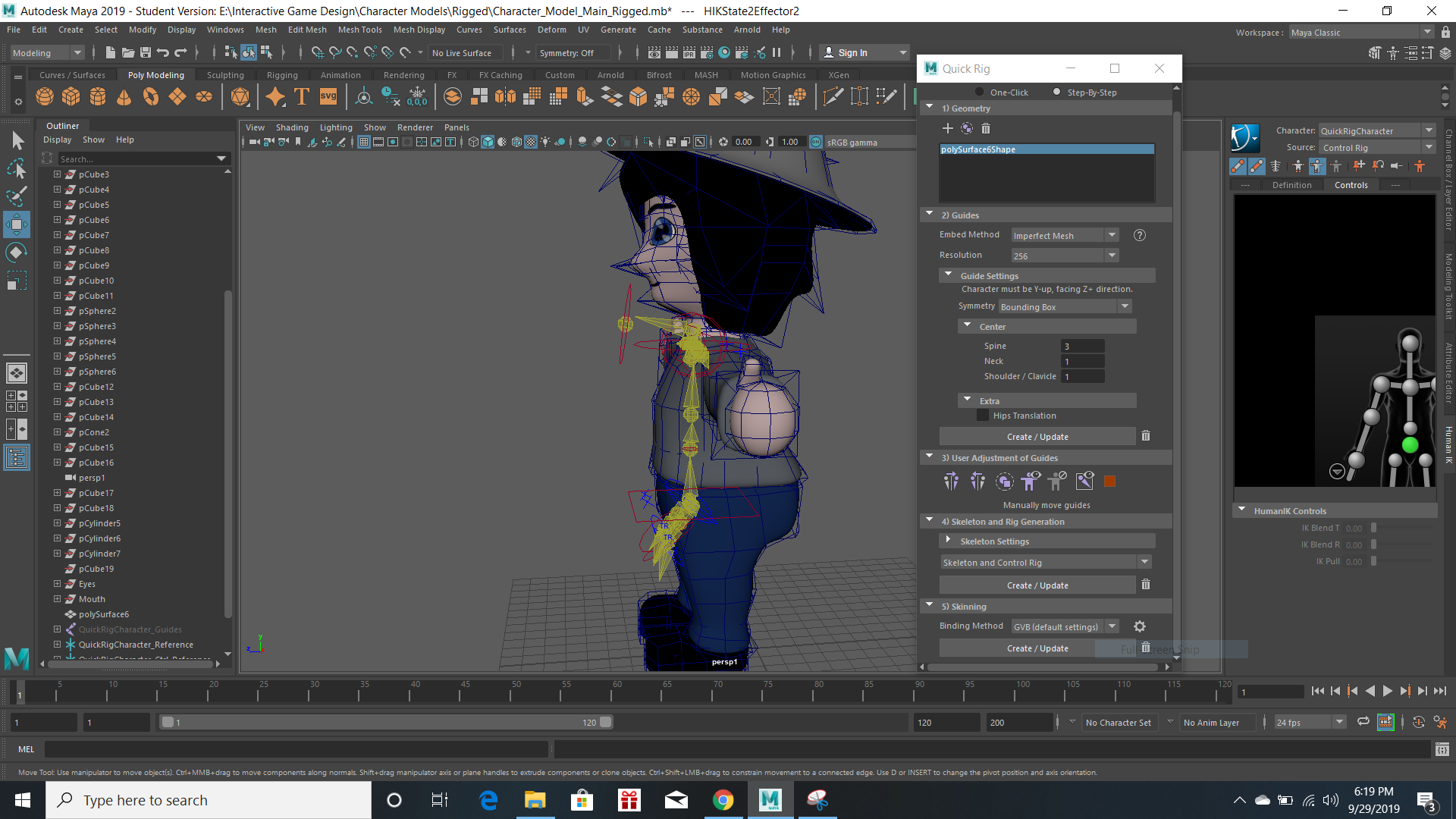Quick Rig Step by Step not working - Autodesk Community