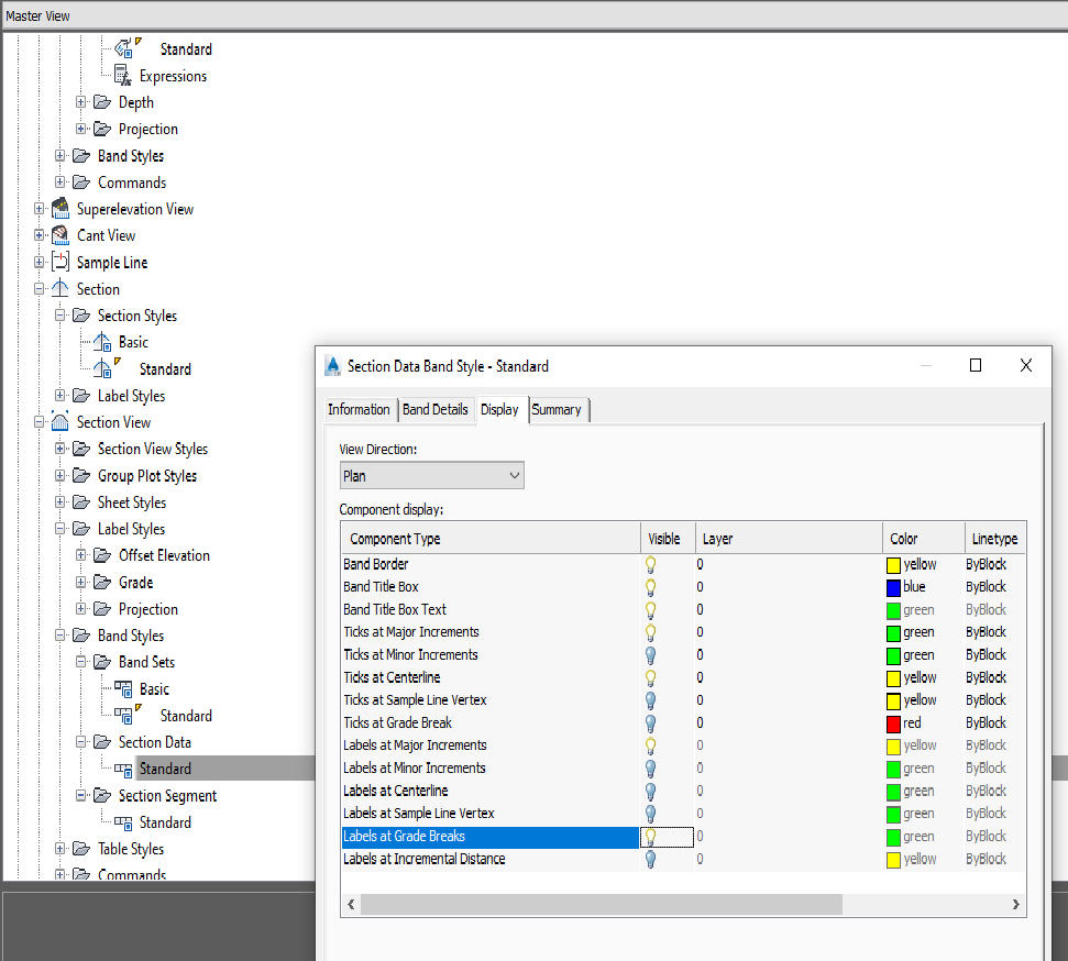 Raster trough the vertices of the profil line section - Autodesk Community