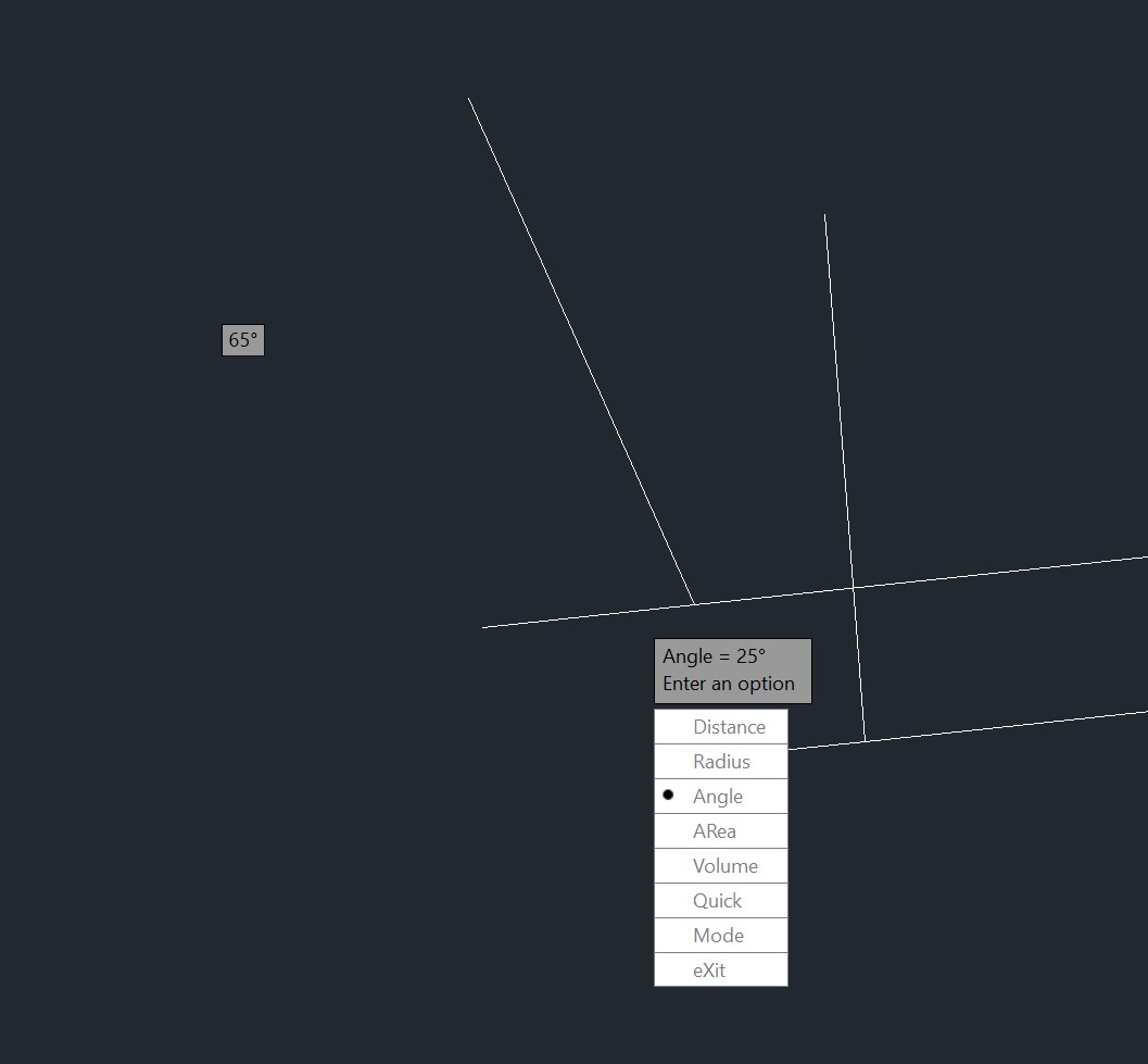 Solved: Measure angle not showing arc - Autodesk Community