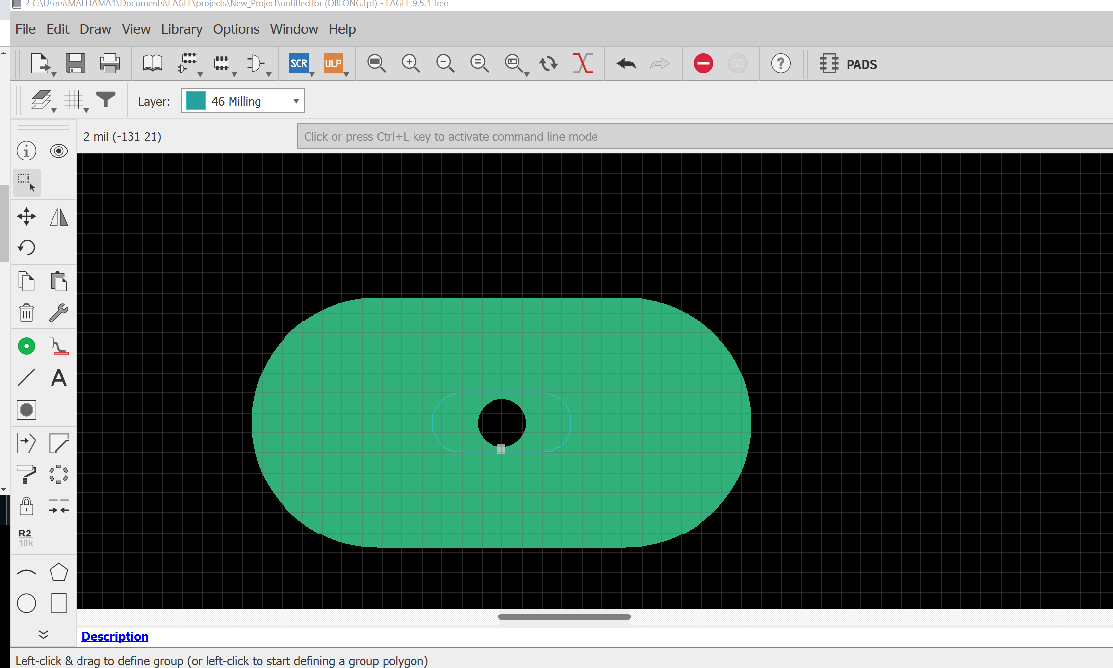 Solved: How to create oval holes - Autodesk Community - EAGLE