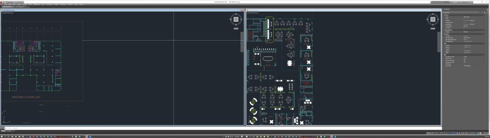 autoCAD stretched on 2 monitors