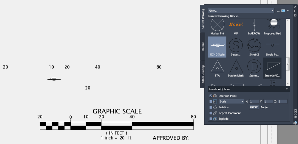graphic scale cad