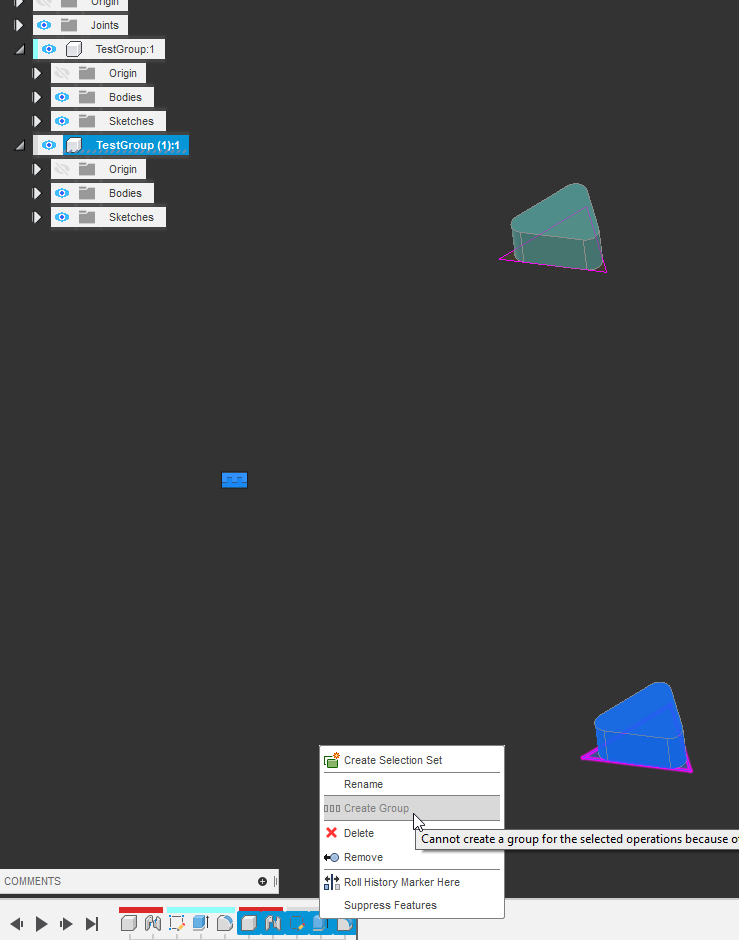 Can't create group in timeline!! - Autodesk Community