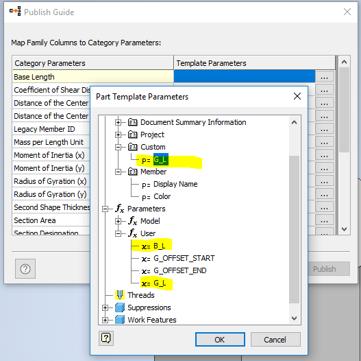 Custom frame member base qty *Varies* but ISO shows values - Autodesk ...