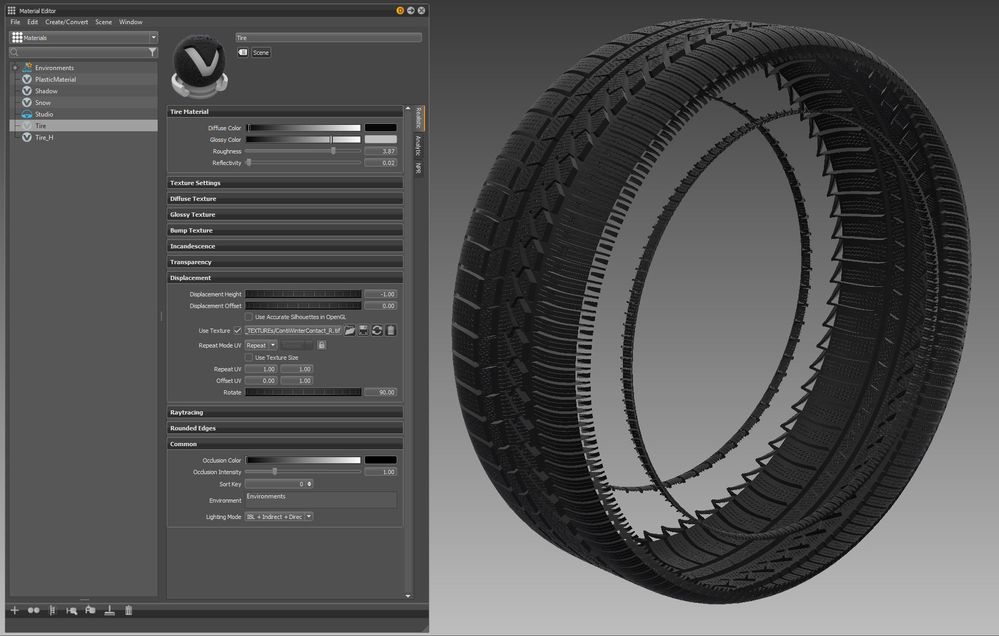 tire texture side