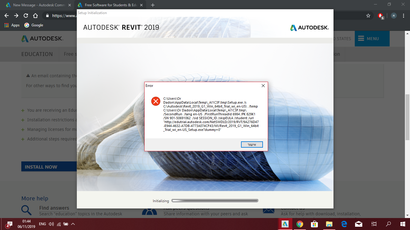 Solved cannot install revit i update photos error Autodesk Community
