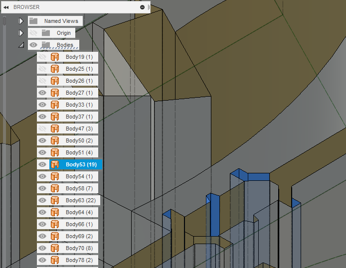 Groups of bodies from imported DWG file - Autodesk Community