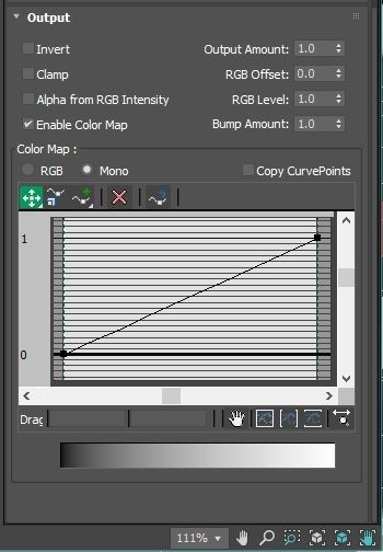 Max Color Map Curve