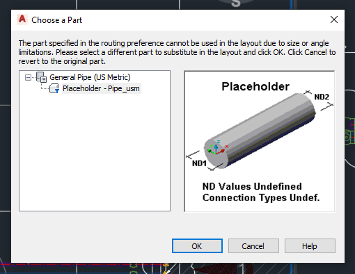 Solved: I can't modified or create new pipe - Autodesk Community