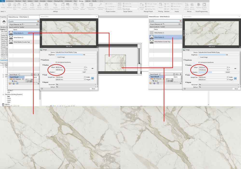 Position offset is different, why does that happen?