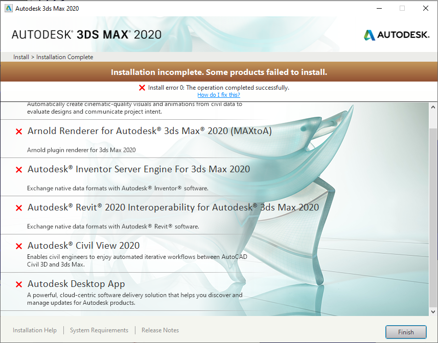 Solucionado: Erro para instalar o 3Ds max - Autodesk Community