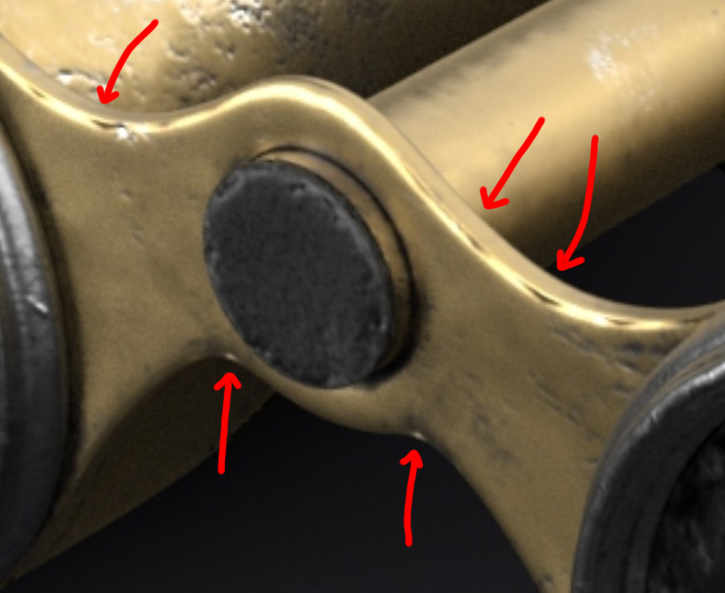 Broken edges when I add textures from substance painter Autodesk