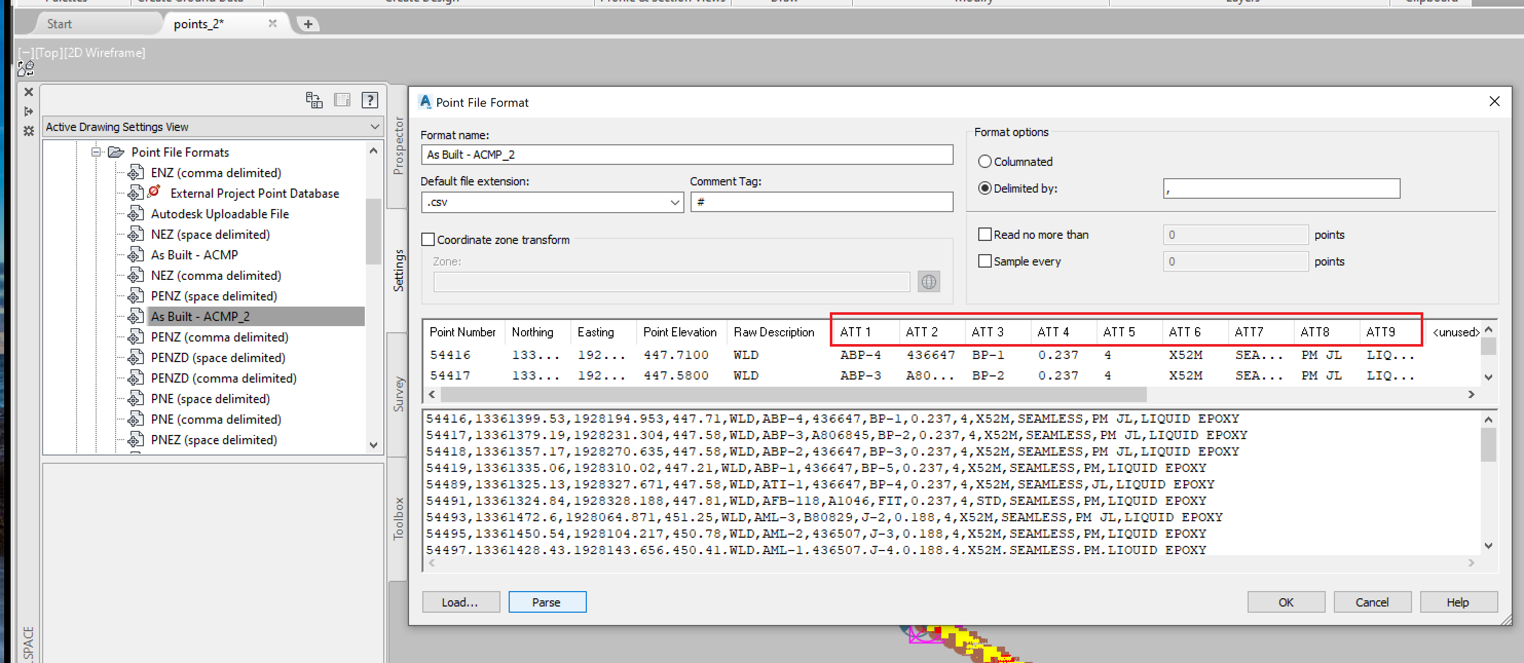 Solved Exporting Points Points To A Csv File Error Autodesk Community 9097