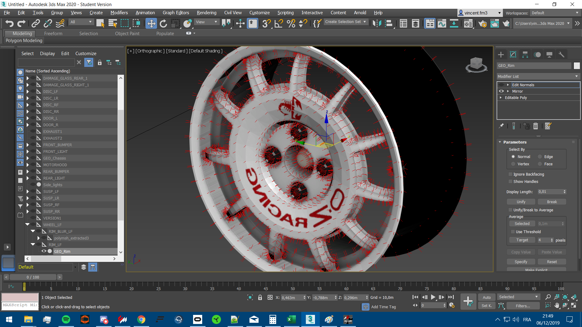 use the mirror correctly in 3ds Max - Autodesk Community