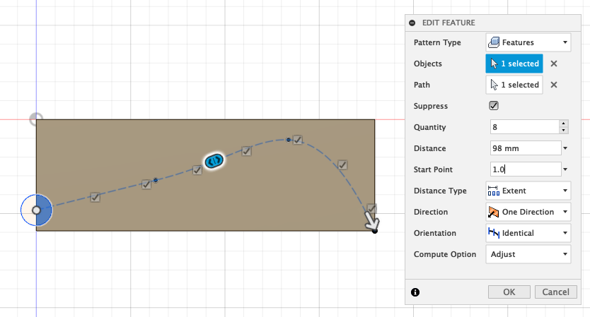 Pattern on Path - Start Point mysteries - Autodesk Community
