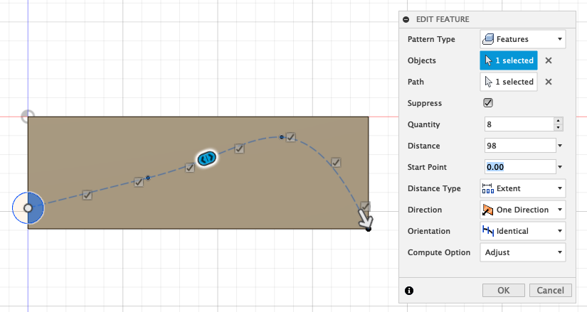 Pattern on Path - Start Point mysteries - Autodesk Community