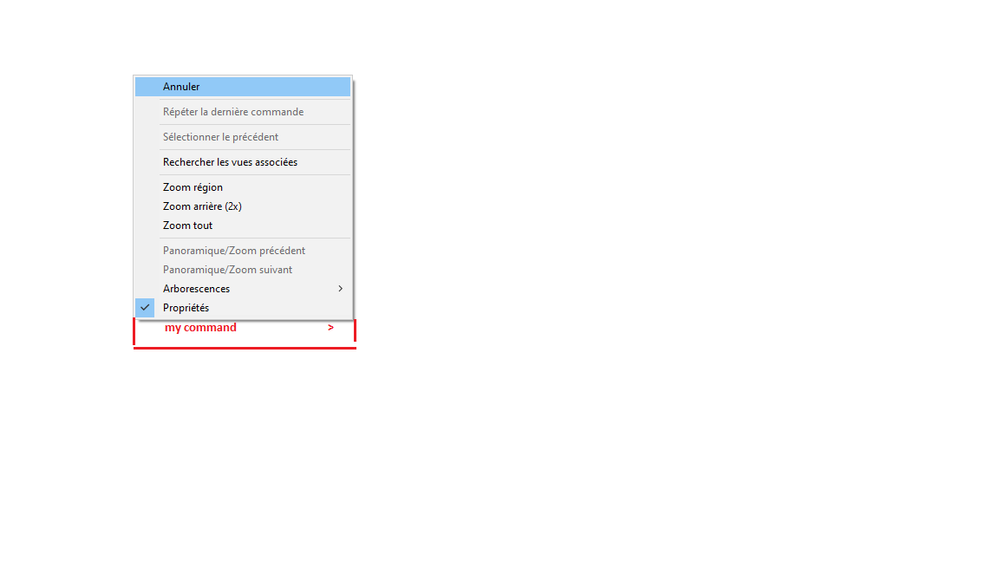 Add command to right mouse