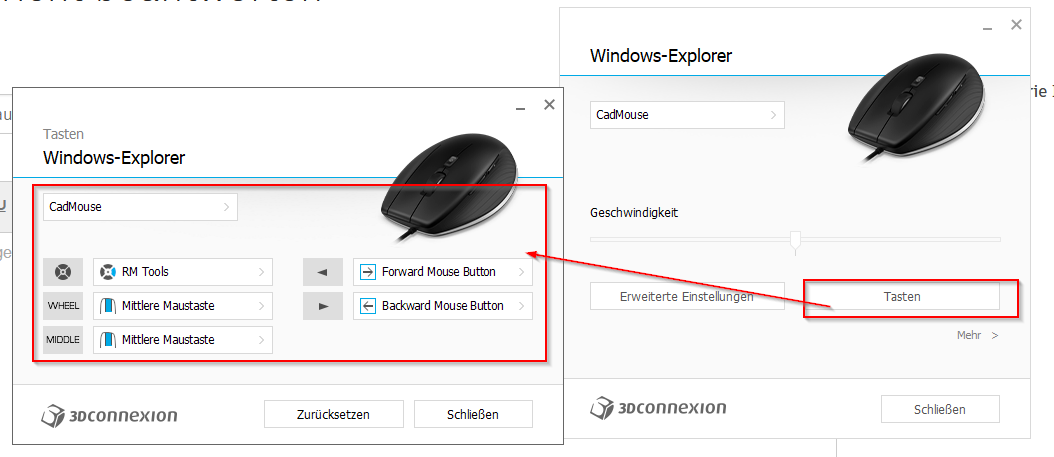 Gelöst: Maus Belegung Einstellngen - Autodesk Community
