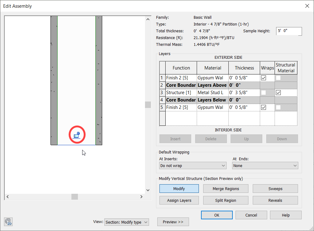 How to add drywall finish under a bulkhead or header - Autodesk Community