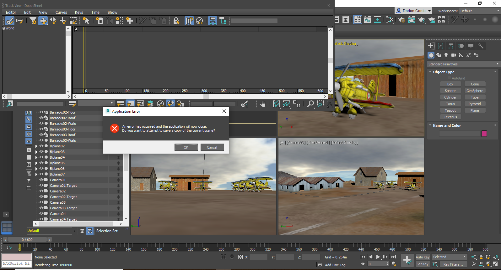 3ds Max keeps crashing when I open Dope Sheet - Autodesk Community