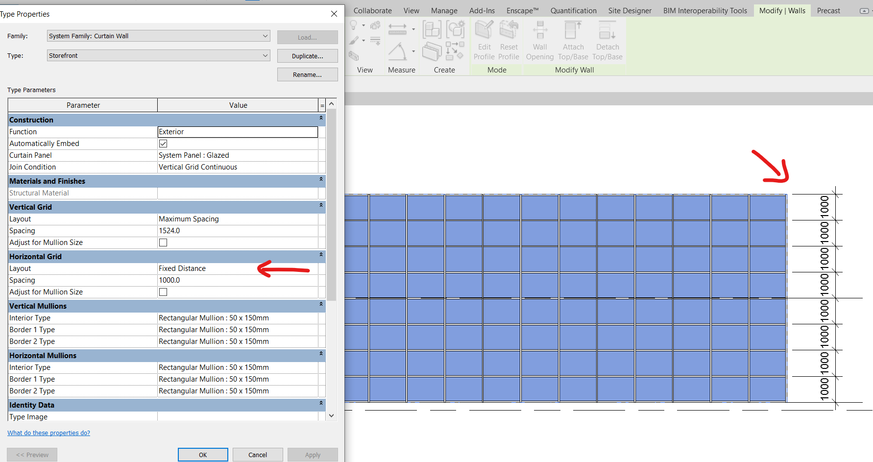 Solved: Orizontal grid - Curtain walls - Autodesk Community