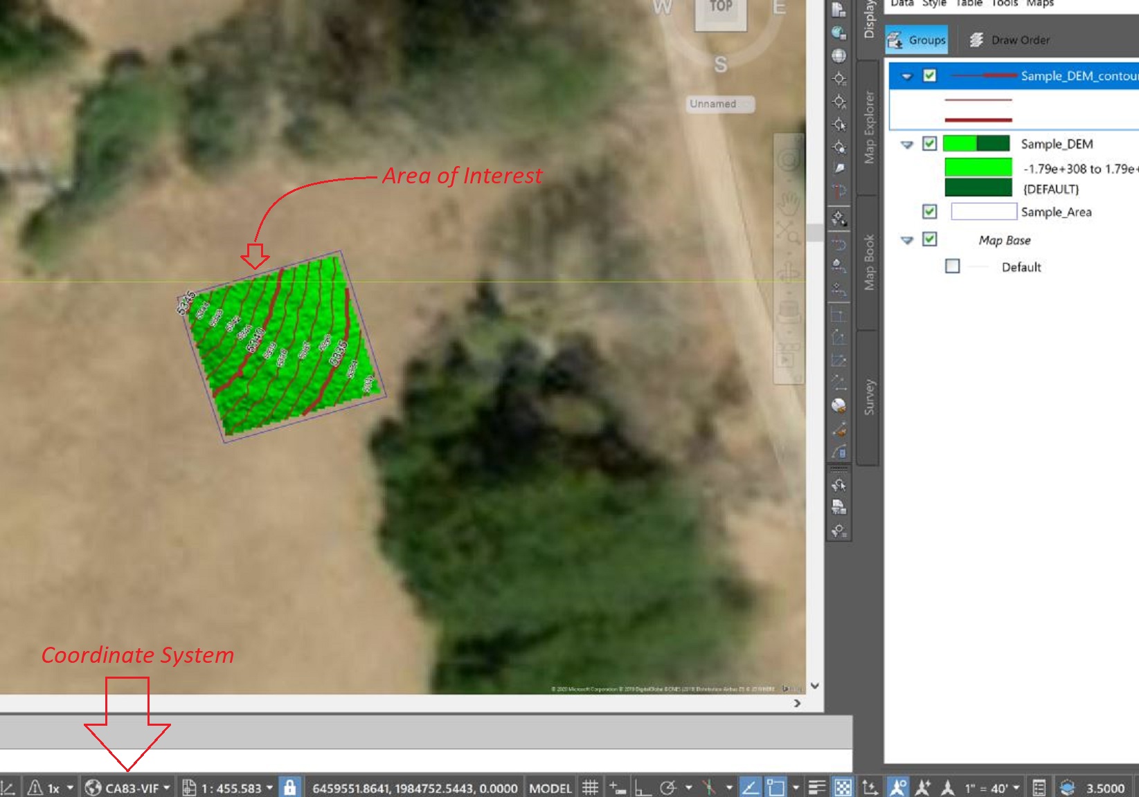 Solved: Surface from DEM in US Survey Feet - Autodesk Community