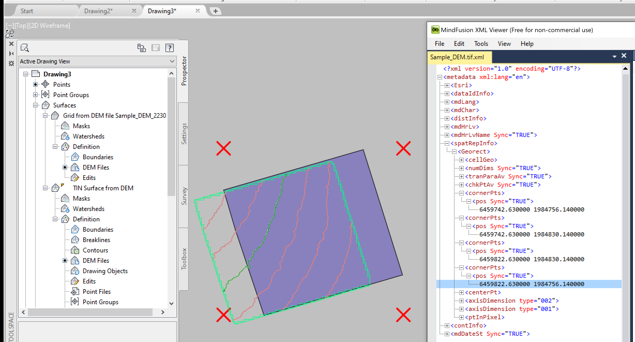 Solved: Surface from DEM in US Survey Feet - Autodesk Community