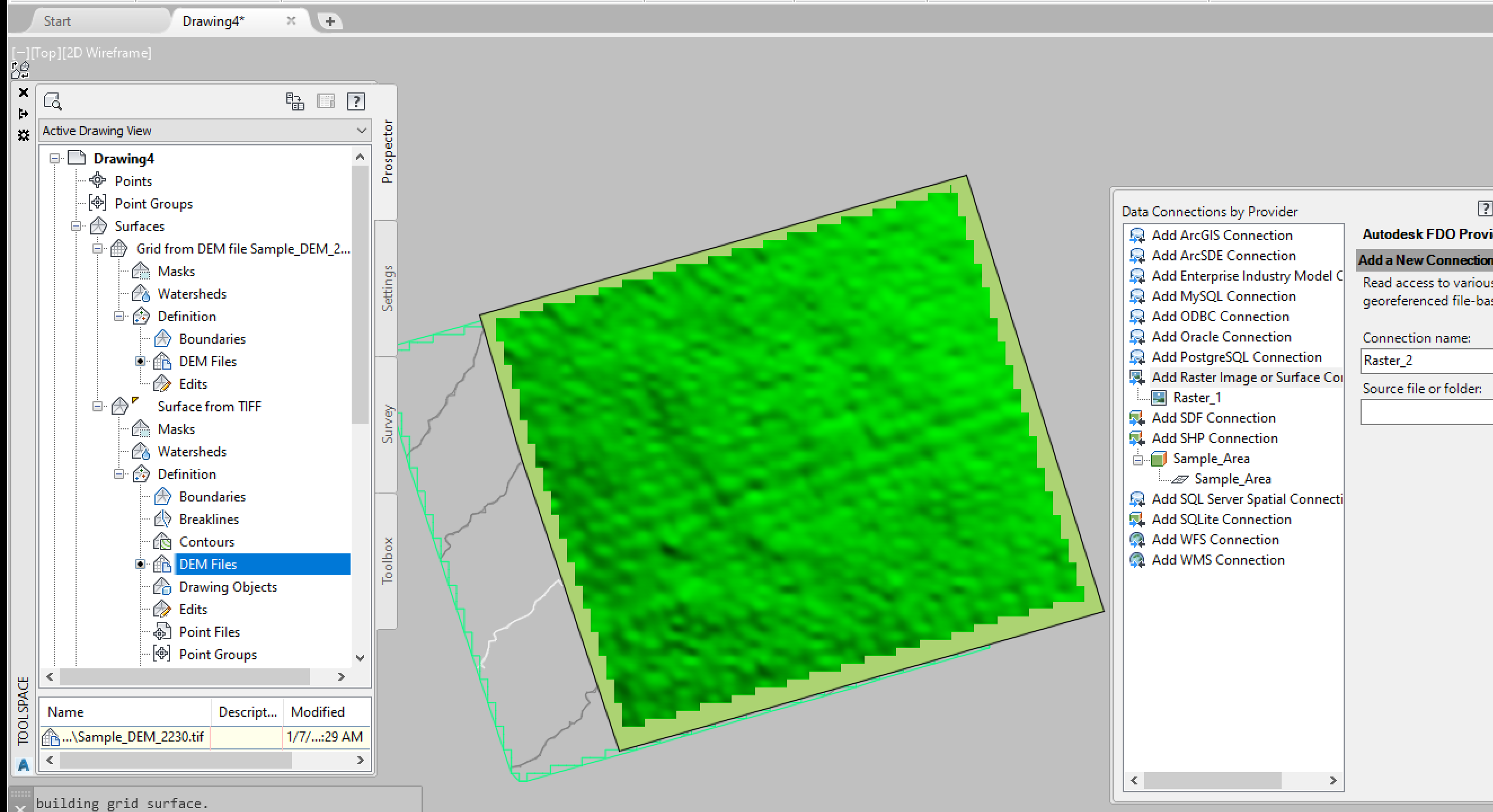 Solved: Surface from DEM in US Survey Feet - Autodesk Community