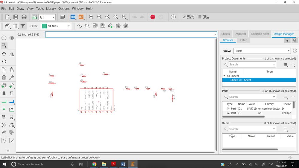 Schematic (when DPI options are checked)