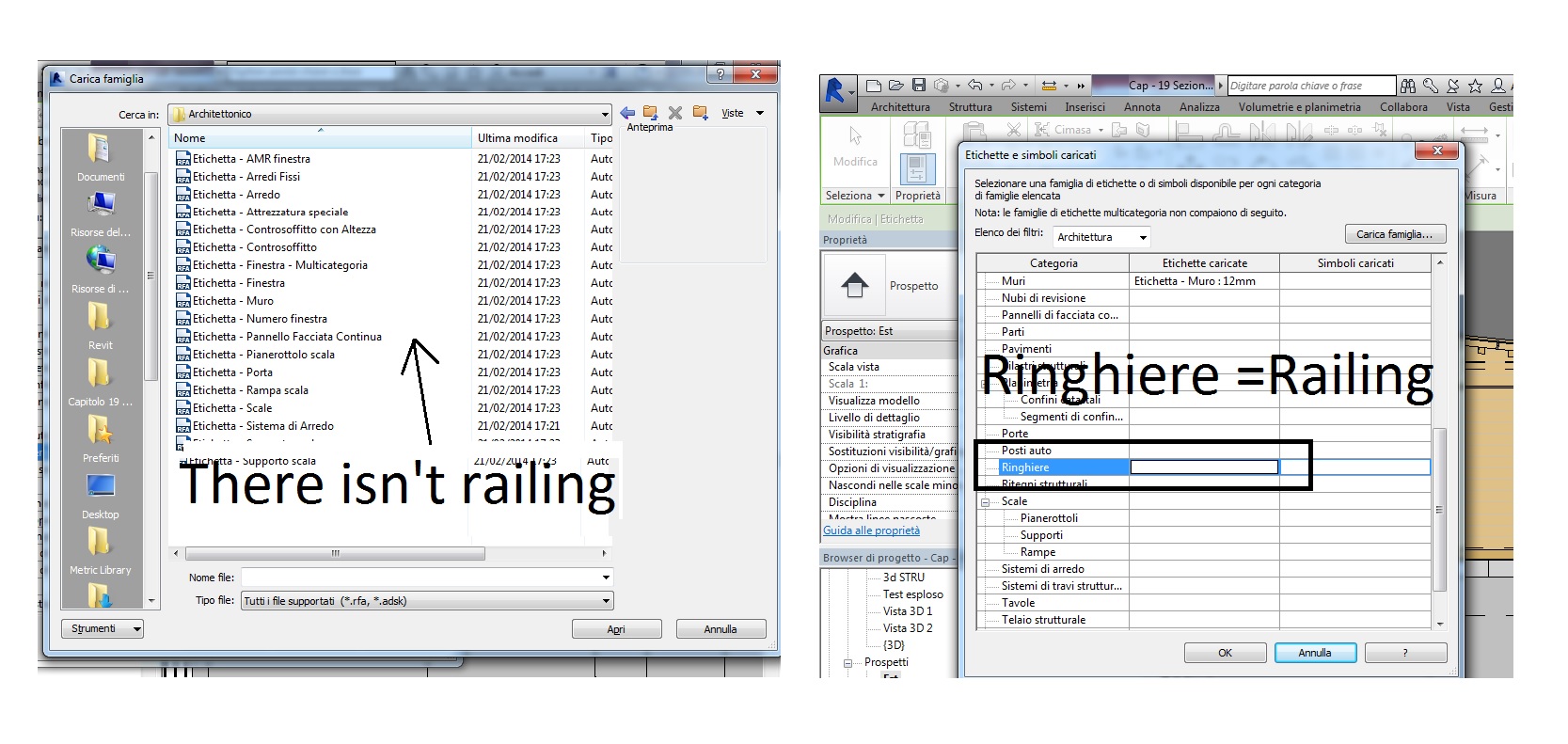 Solved: Find railing tag - Autodesk Community