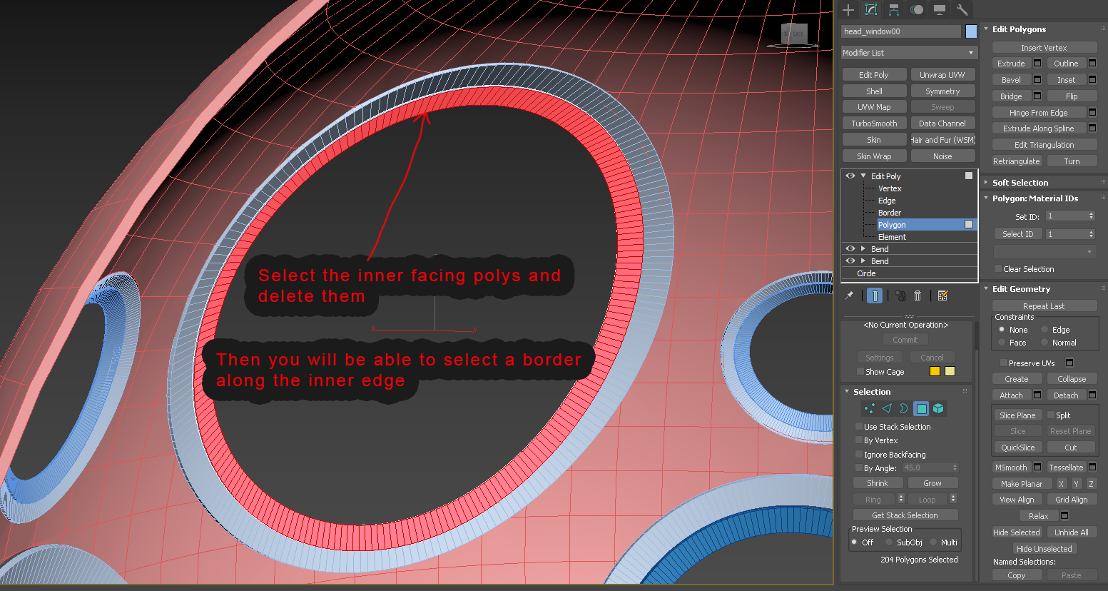 How to cap holes in bent circles - Autodesk Community - 3ds Max