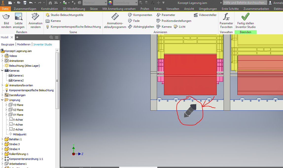 Gelöst: Wie in Inventor graue Pfeile im Modellbereich ausblenden? -  Autodesk Community - International Forums