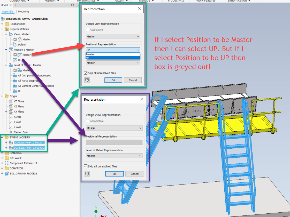 Solved Representations/Position/Level of Detail Autodesk Community