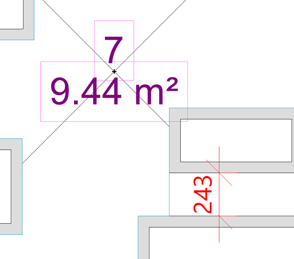 Not precise room calculation