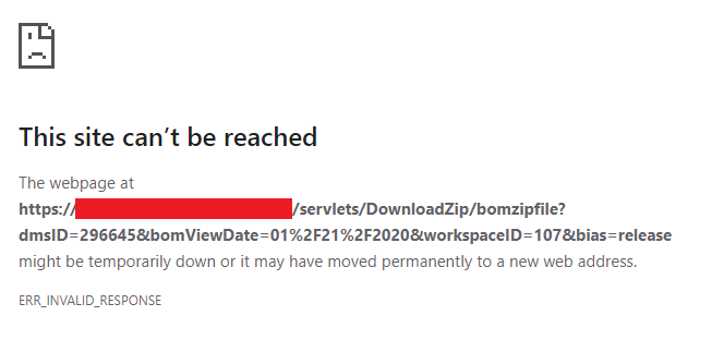 Error Downloading .ZIP BOMs - Autodesk Community