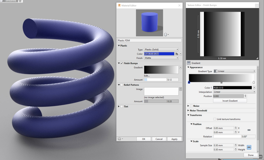 Add PLA (Polylactic Acid) in the Material Browser - Autodesk Community