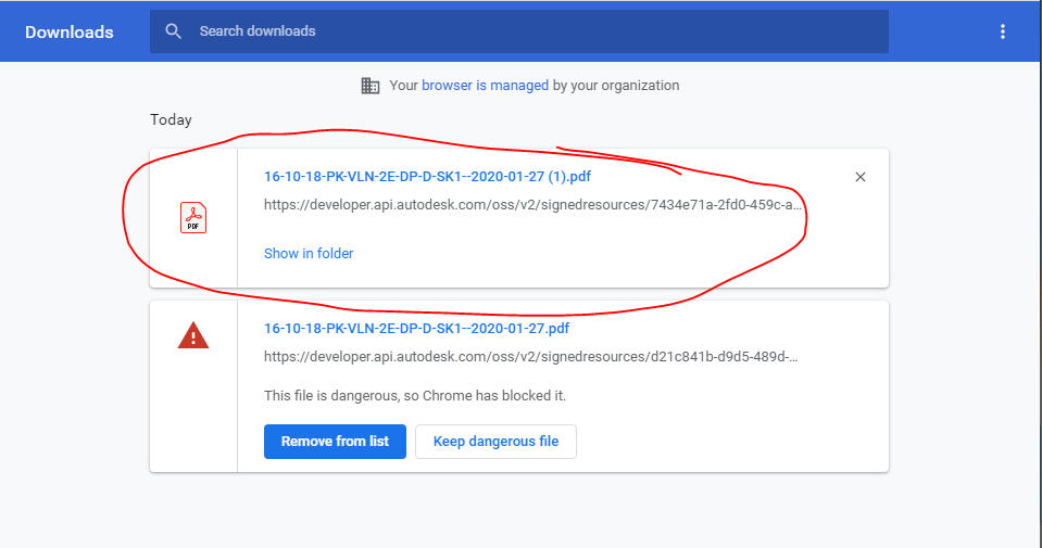 File downloads being blocked in Chrome Autodesk Community