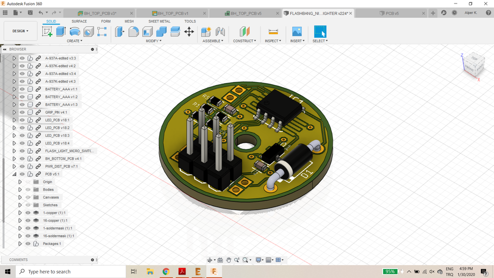 Rendering (View 3D PCB & View 3D PCB with canvas) is this intended? -  Autodesk Community - Fusion 360