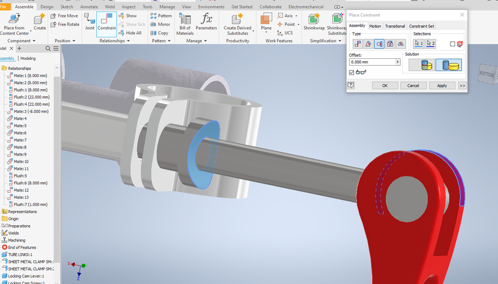 Cam and curved surface constraint - Autodesk Community - Inventor