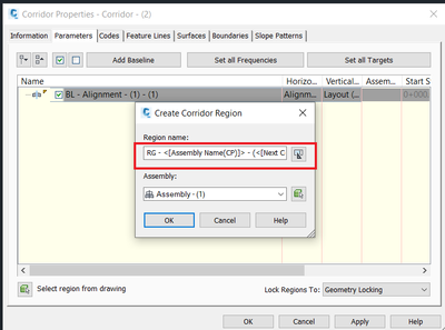 Solved: Naming corridor regions - Autodesk Community