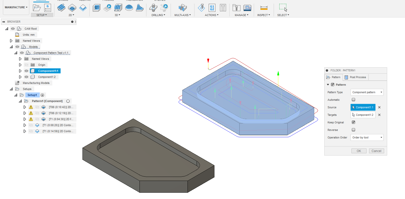 Help with a Component Pattern Toolpath - Page 2 - Autodesk Community
