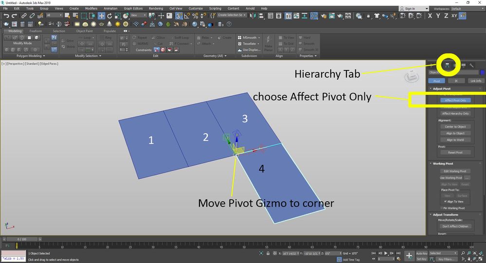 Solved Rotate around edge without deforming Autodesk Community