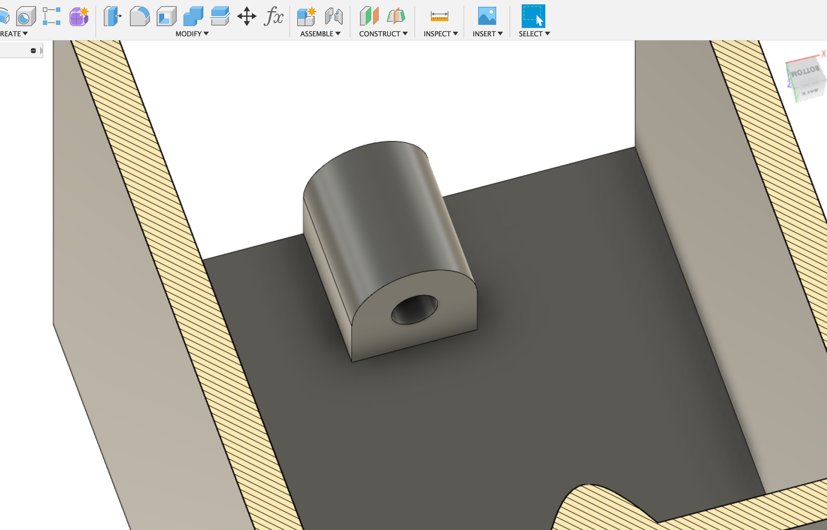 Solved: Chamfer or fillet a curved edge to a flat one - Autodesk Community